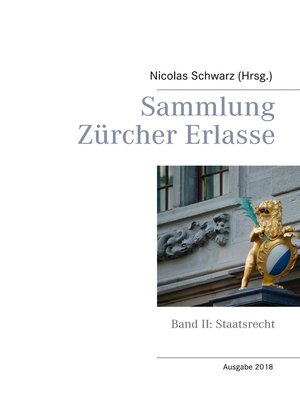 cover image of Band II: Staatsrecht